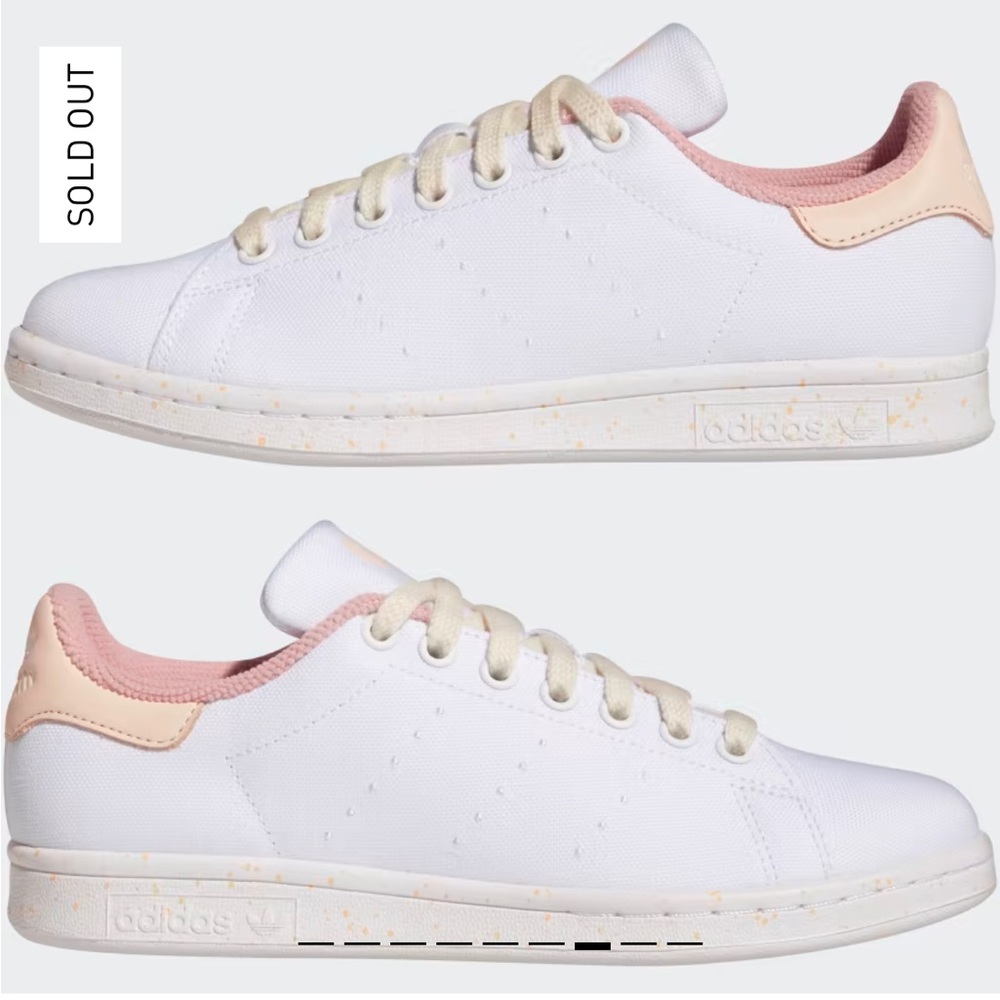 Adidas Stan Smith, Women’s Size 8, Cloud White / Wonder Mauve / Pink Tint